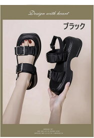 スポーツサンダル 厚底 厚底サンダル レディース ヒール6cm ベルト 歩きやすい 軽量 美脚効果 スポサン ビーチサンダル 厚底靴 カジュアル 夏 黒 ホワイト 21.5 22.0 22.5 23.0 23.5 24.0 24.5 25.0