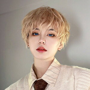 ウィッグ メンズ 男装 短髪 かつら フルウィッグ ショートウィッグ 巻き髪 コスプレウィッグ 可愛い ショート ショートヘア 演劇 自然 前髪あり コスプレ おしゃれ かっこいい 可愛い 耐熱ウ