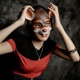 鼠 仮面 ハロウィン マスク ネズミ 仮装 カッコイイ cos コスチューム リアル お面 かっこいい 余興 パーティグッズ 文化祭 学園祭 撮影 面白い 被り物 お化け屋敷 かぶりもの 変装 ea005n1n1l9