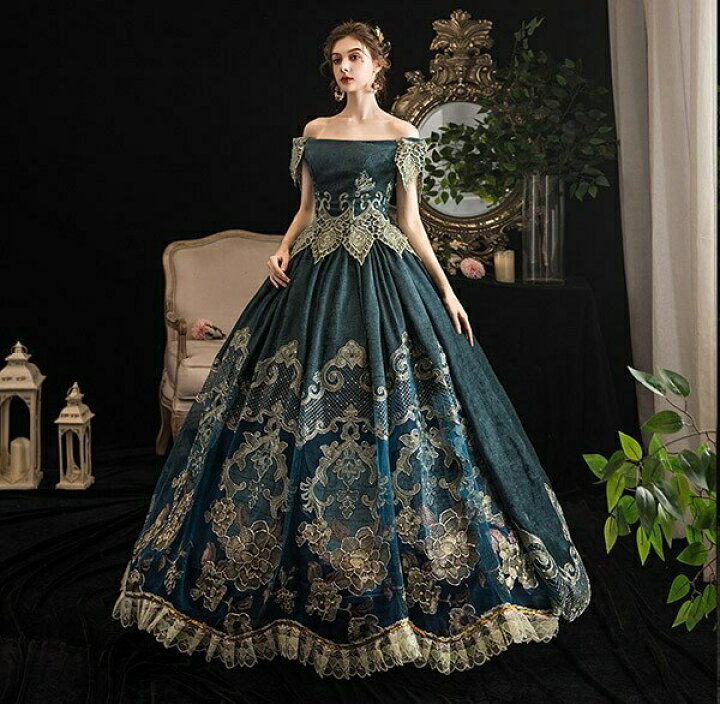 楽天市場 貴族 ドレス ステージ 衣装 舞台 中世貴族風 お姫様 宮廷 お嬢様 オフショルダー 貴族ドレス パーティー 中世ファスナー 演奏会 ロング ドレス 大きいサイズ ワンピース 刺繍 プリンセスライン フリル 長袖 Aライン グリーン ドレス ダンス通販 イツモストア 楽天市場 貴族 ドレス ステージ 衣装 舞台 中世貴族風 お姫様 宮廷 お嬢様 オフショルダー 貴族ドレス パーティー 中世ファスナー 演奏会 ロング ドレス 大きいサイズ ワンピース 刺繍 プリンセスライン フリル 長袖 Aライン グリーン ドレス ダンス通販 イツモストア