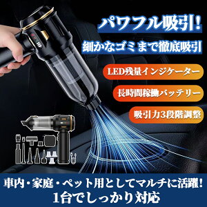 �y�撅�N�[�|����2980�@P5�{�z�y���������z�R�[�h���X �n���f�B�N���[�i�[ 4WAY �ԗp �|���@ ���͋z�� �ő�17000Pa �z����3�i�K���� LED�c�ʕ\�� USB�[�d�� �ԓ��E�ƒ�E�y�b�g�Ή� �V��������