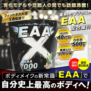 EAAX 500g パイン味 ボディメイク ダイエット 筋トレ 美容 女性 減量 サプリメント パウダー アミノ酸 HMB プロテイン BCAA 送料無料 あす楽
