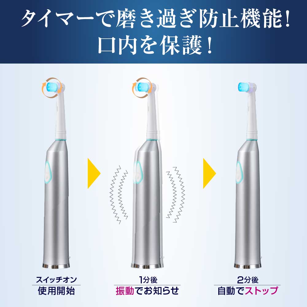 楽天市場】【メーカー公式】青色LED 電動歯ブラシ 回転式 LEDoc（本体+ 