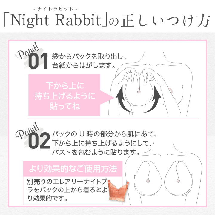 激安正規 Night Rabbit BUST CAREパック