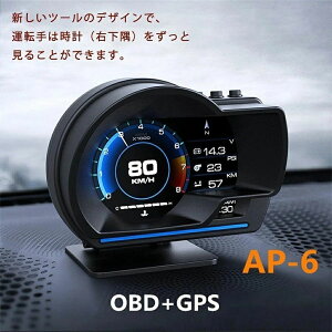 wbhAbvfBXvC Ő[ HUD [^[ GPS OBD2 [h ԗpXs[h[^[ ̏ff {t AP-6
