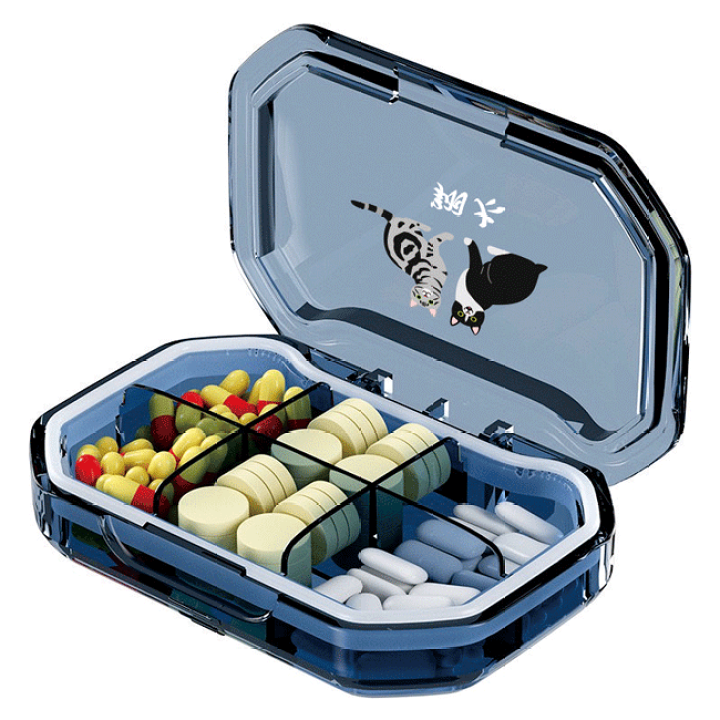 携帯用ピルボックス容器財布用の錠剤容器ウィークリーケーストラベルピルケース 楽天市場】ピルケース ピルボックス 携帯ピルケース 携帯型ピルケース