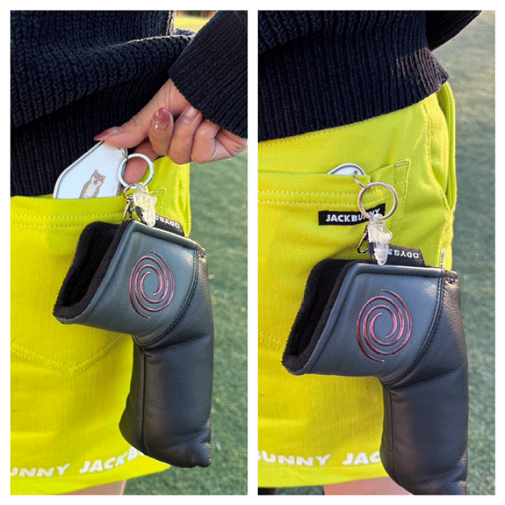 【FR2GOLF】パターカバークリップ 楽天市場】パターカバーホルダー パターカバークリップ パターカバー