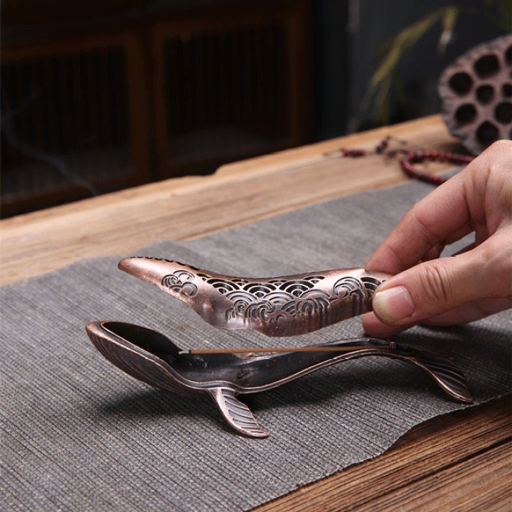 楽天市場】くじらの香炉 クジラ 鯨 香炉 線香 御香 お香 横置き お線香