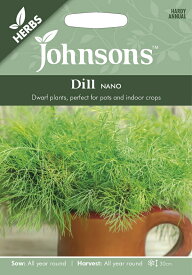 【種子】Johnsons Seeds HERBS Dill NANO ハーブス ディル ナノ ジョンソンズシード