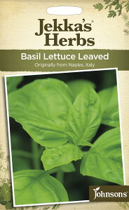 yqzJohnsons Seeds Jekka's Herbs Basil Lettuce Leaved WFbJYEn[uX oW ^XE[uh W\YV[h