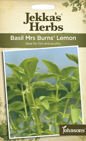 【種子】Johnsons Seeds Jekka's Herbs Basil Mrs Burns' Lemon ジェッカズ・ハーブス バジル ミセス・バーンズ・レモンジョンソンズシード