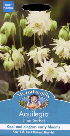 【種子】Mr.Fothergill's Seeds Aquilegia Lime Sorbet アクレイジア（オダマキ） ライム・ソルベ ミスター・フォザーギルズシード