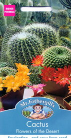 【種子】Mr.Fothergill's Seeds Cactus Flowers of the Desert カクタス・フラワーズ・オブ・ザ・デザート ミスター・フォザーギルズシード