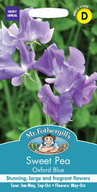 【種子】Mr.Fothergill's Seeds Sweet Pea Oxford Blue スイート・ピー オックスフォード・ブルー ミスター・フォザーギルズシード