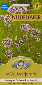 【種子】Mr.Fothergill's Seeds WILDFLOWER Wild Marjoram ワイルドフラワー ワイルド・マジョラム ミスター・フォザーギルズシード