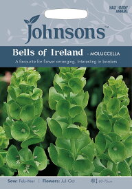 【種子】Johnsons Seeds Bells of Ireland-Molucella ベルズ・オブ・アイルランド-モルセラ ジョンソンズシード