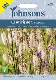 【種子】Johnsons Seeds Cimicifuga Racemosa シミシフガ・ラセモサ ジョンソンズシード