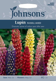 【種子】Johnsons Seeds Lupin RUSSELL MIXED ルーピン（ルピナス） ラッセル ミックス ジョンソンズシード