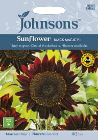 【種子】Johnsons Seeds Sunflower Black Magic F1 サンフラワー ブラック・マジック・F1 ジョンソンズシード