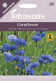 【種子】Johnsons Seeds WILDFLOWERS Cornflower ワイルドフラワーズ コーンフラワー（矢車菊）ジョンソンズシード