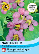 花種子 Thompson & Morgan Nasturtium 'Purple Emperor' ナスタチウム 'パープル・エンペラー' トンプソ…