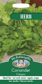 【輸入種子】Mr.Fothergill's Seeds HERB Coriander Calypso コリアンダー・カリプソ ミスター・フォザーギルズシード