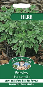 yqzMr.Fothergill's Seeds HERB Parsley Plain Leaved 2 n[u pZEvCE[u2 ~X^[EtHU[MYV[h