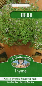 【種子】Mr.Fothergill's Seeds HERB Thyme ハーブ タイム ミスター・フォザーギルズシード