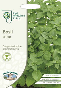 �y��q�zMr.Fothergill's Seeds Royal Horticultural Society Basil PLUTO RHS �o�W���@�v���[�g �~�X�^�[�E�t�H�U�[�M���Y�V�[�h
