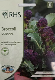 【種子】Mr.Fothergill's Seeds Royal Horticultural Society Broccoli CARDINAL RHS ブロッコリー カーディナル ミスター・フォザーギルズシード