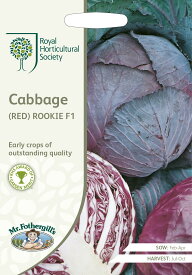 【種子】Mr.Fothergill's Seeds Royal Horticultural Society Cabbage(RED) ROOKIE F1 RHS キャベッジ(レッド) ルーキー F1 ミスター・フォザーギルズシード