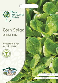 【種子】Mr.Fothergill's Seeds Royal Horticultural Society Corn Salad MEDAILLON RHS コーンサラダ メダリヨン ミスター・フォザーギルズシード