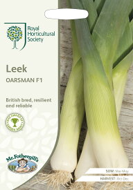 【種子】Mr.Fothergill's Seeds Royal Horticultural Society Leek OARSMAN F1 RHS リーキ オアーズマン F1 ミスター・フォザーギルズシード