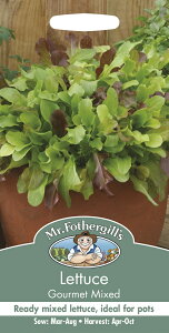 yqzMr.Fothergill's Seeds Lettuce Gourmet Mixed ^X OE~bNX ~X^[EtHU[MYV[h