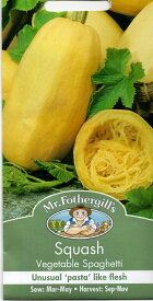 【種子】Mr.Fothergill's Seeds Squash Vegetable Spaghetti スカッシュ ベジタブル・スパゲッティミスター・フォザーギルズシード