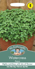 【種子】Mr.Fothergill's Seeds Watercress Aqua ウォータークレス アクア ミスター・フォザーギルズシード