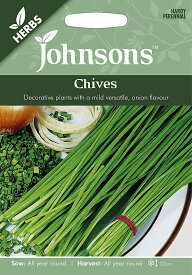 【種子】Johnsons Seeds HERBS Chives ハーブス チャイブ ジョンソンズシード