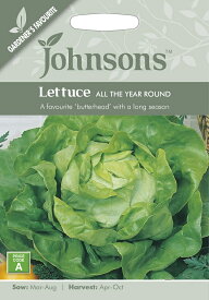 【種子】Johnsons Seeds Lettuce ALL THE YEAR ROUND レタス オール・ザ・イヤー・ラウンド ジョンソンズシード