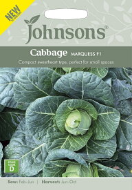 【種子】Johnsons Seeds Cabbage MARQUIS F1 キャベッジ マーキス F1 ジョンソンズシード