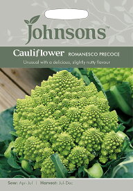 【種子】Johnsons Seeds Cauliflower Romanesco Precoce カリフラワー ロマネスコ・プレコーチェジョンソンズシード