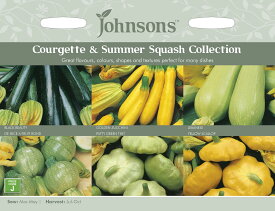 【種子】Johnsons Seeds Seed Collection Courgettes & Summer Squashes シード・コレクション クルジェット＆サマー・スカッシュ ジョンソンズシード