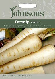 【種子】Johnsons Seeds Parsnip Albion F1 パースニップ アルビオン・F1 ジョンソンズシード
