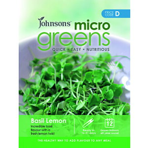 yqzJohnsons Seeds MICRO greens Basil Lemon }CNEO[YiXvEgjoW  W\YV[h
