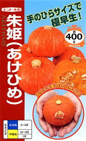 【種子】かぼちゃ 朱姫(あけひめ) ナント種苗のタネ