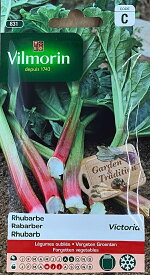 【種子】Vilmorin Rhubarb Victoria ルバーブ ビクトリア ヴィルモラン社