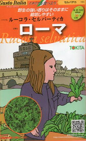 【種子】Gusto Italia セルバチカ ルーコラ・セルバーティカ ローマ トキタ種苗のタネ