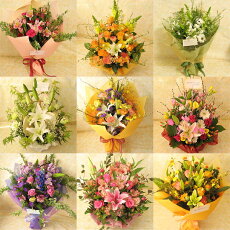 楽天市場 送料無料 あす楽対応 おいそぎok おまかせ花ギフト おまかせ花ギフト 3 780円コース 5 400円コース フラワーショップ アイビーベリー