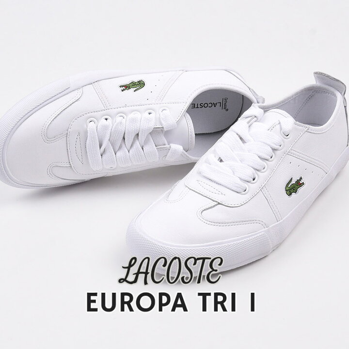 楽天市場 ラコステ Lacoste メンズ スニーカー カジュアル シューズ 靴 ローカット ファッション Contest 01 2 Cm 65t 白 Ivy Casual