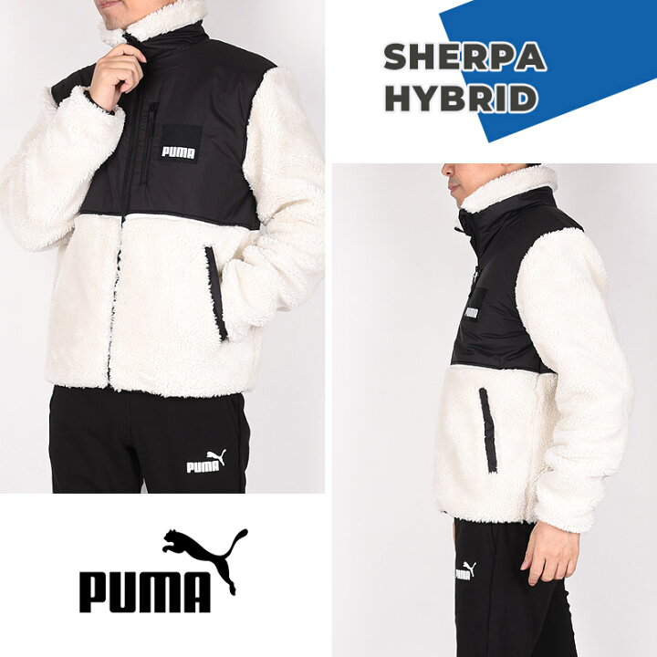 楽天市場 プーマ Puma メンズ カジュアル トップス ロゴ ファッション アウター ウエア シェルパ Hybrid 73 Ivy Casual