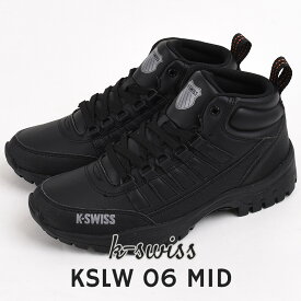 ケースイス k-swiss スニーカー メンズ カジュアル シューズ 靴 ファッション KSLW 06 MID 36102102 黒